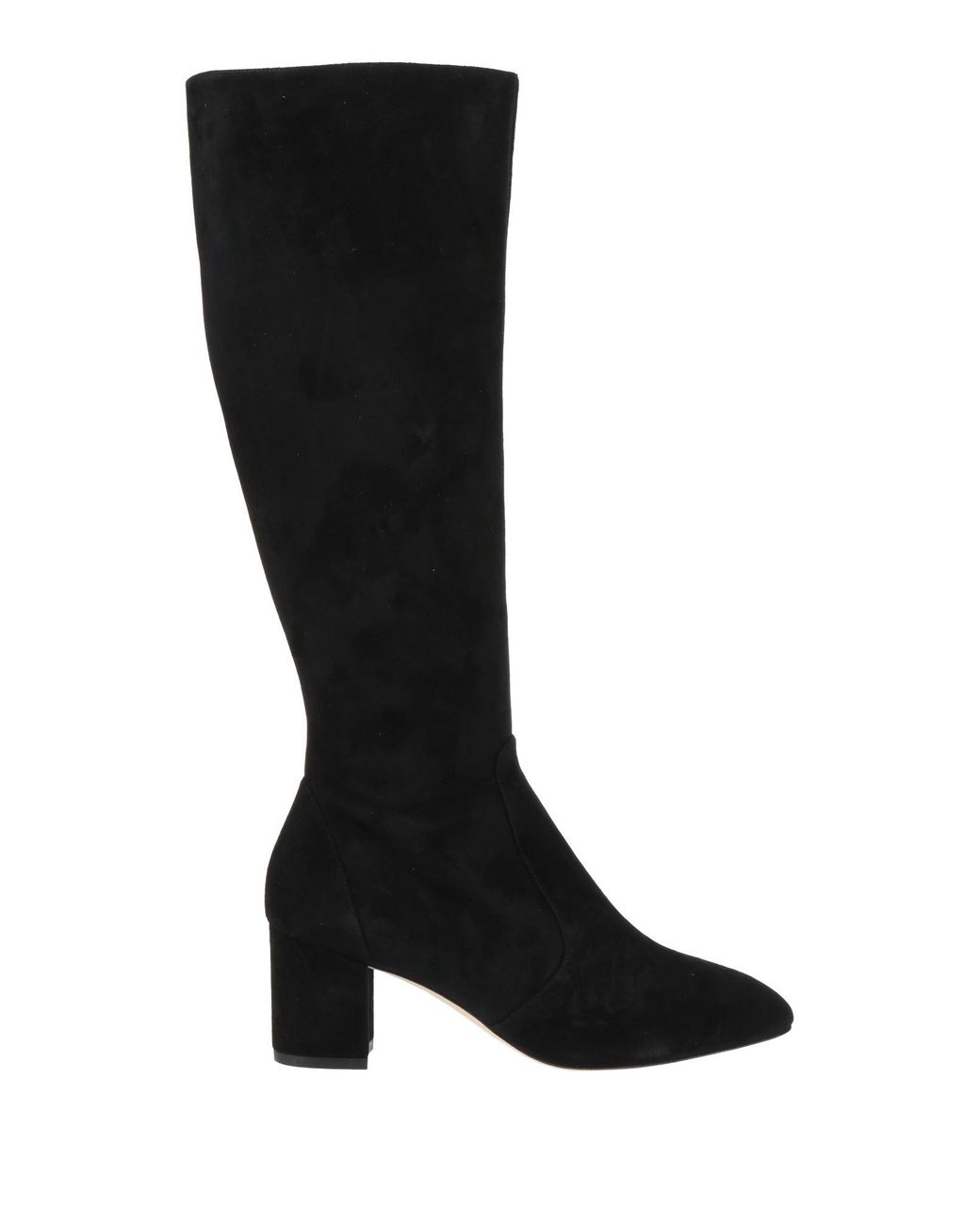 Stuart Weitzman Black Boot Leather