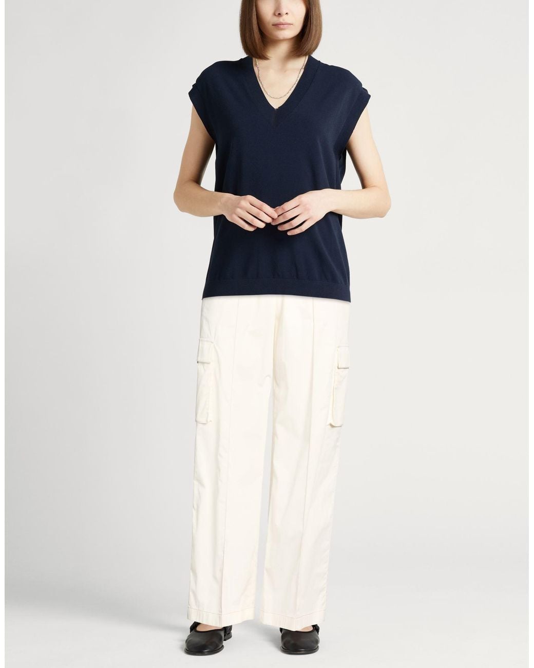 Agnona White Trouser