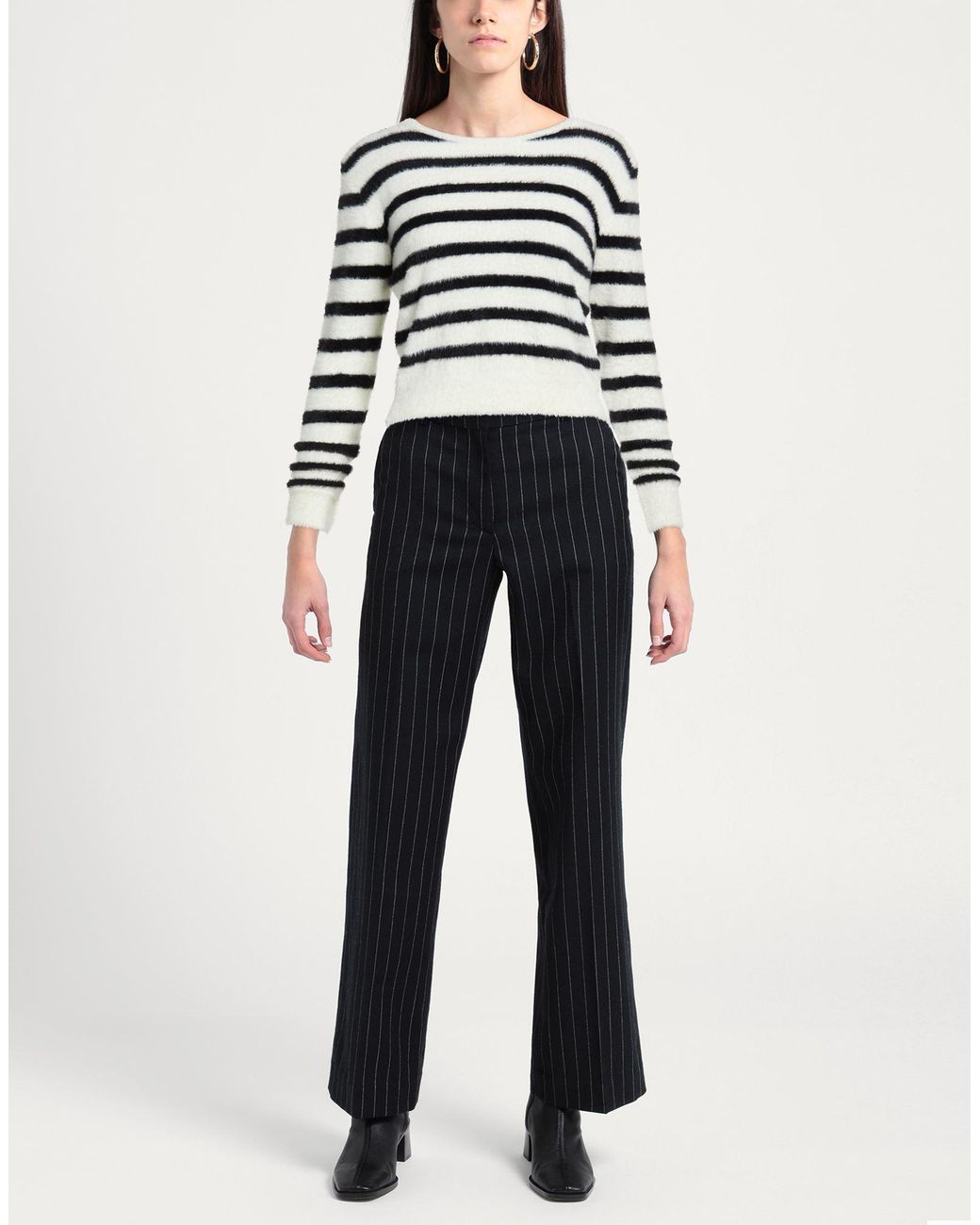 Soallure White Sweater Polyamide