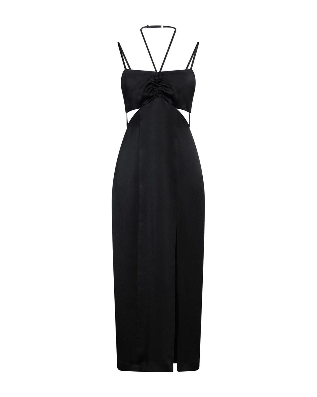 Robe midi IRO en coloris Black