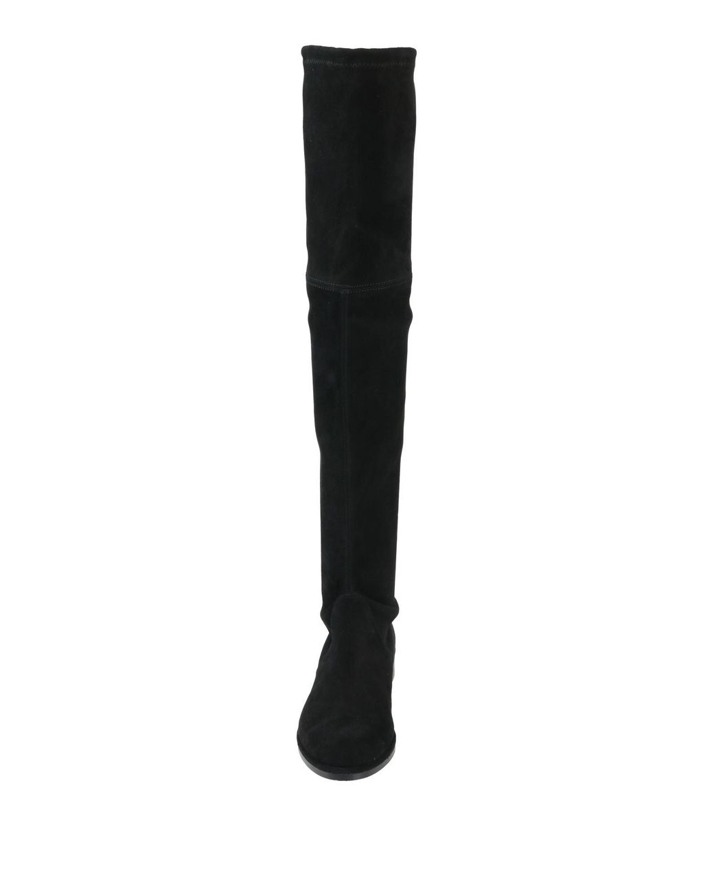Stuart Weitzman Black Boot Leather