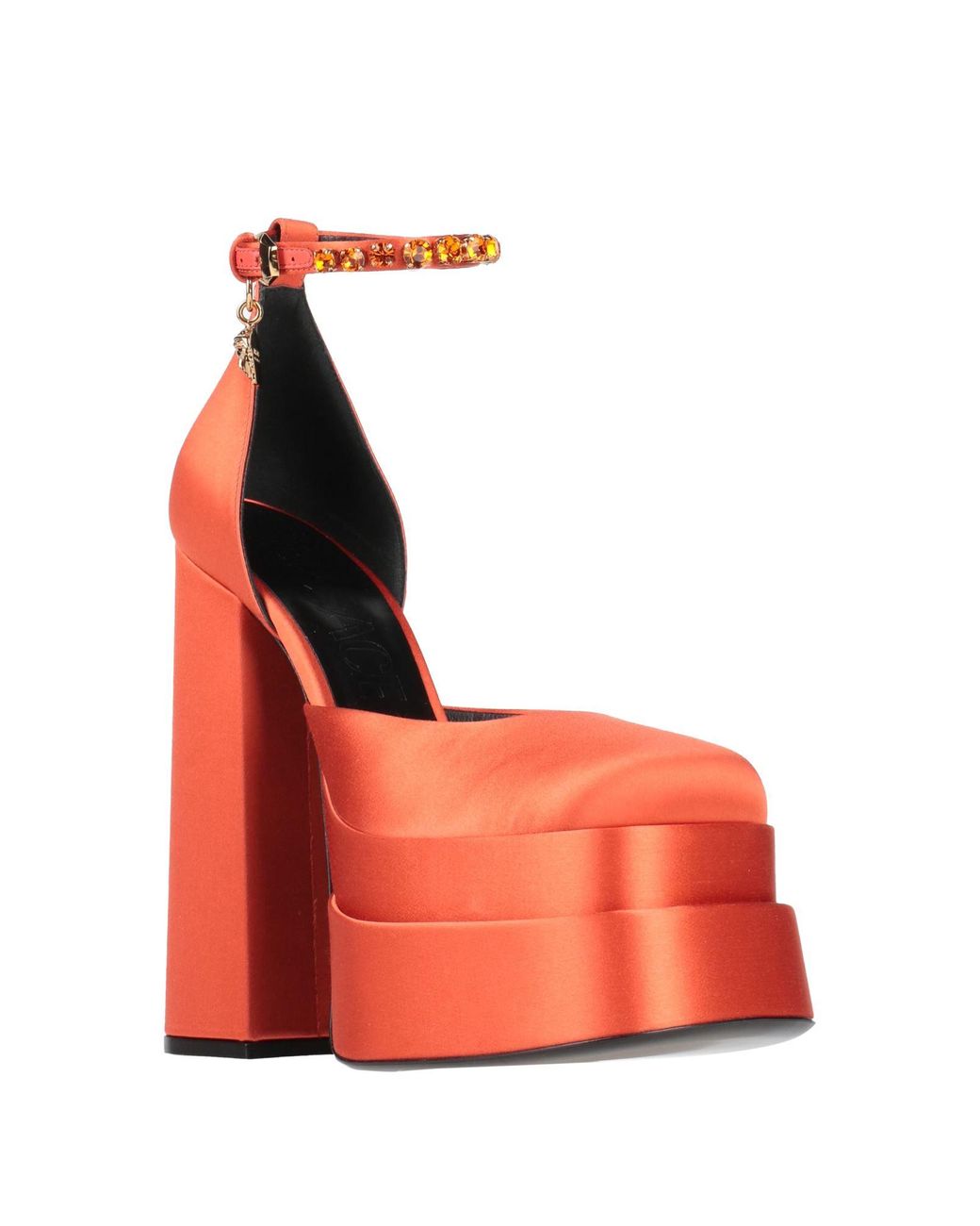 Versace Orange Pumps