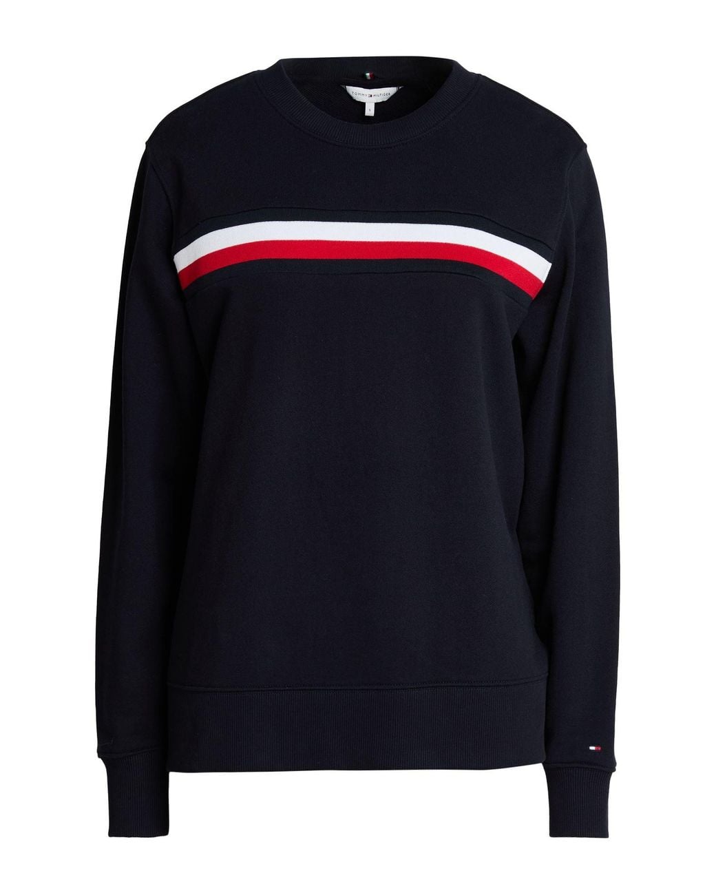 Tommy Hilfiger Black Midnight Sweatshirt Cotton