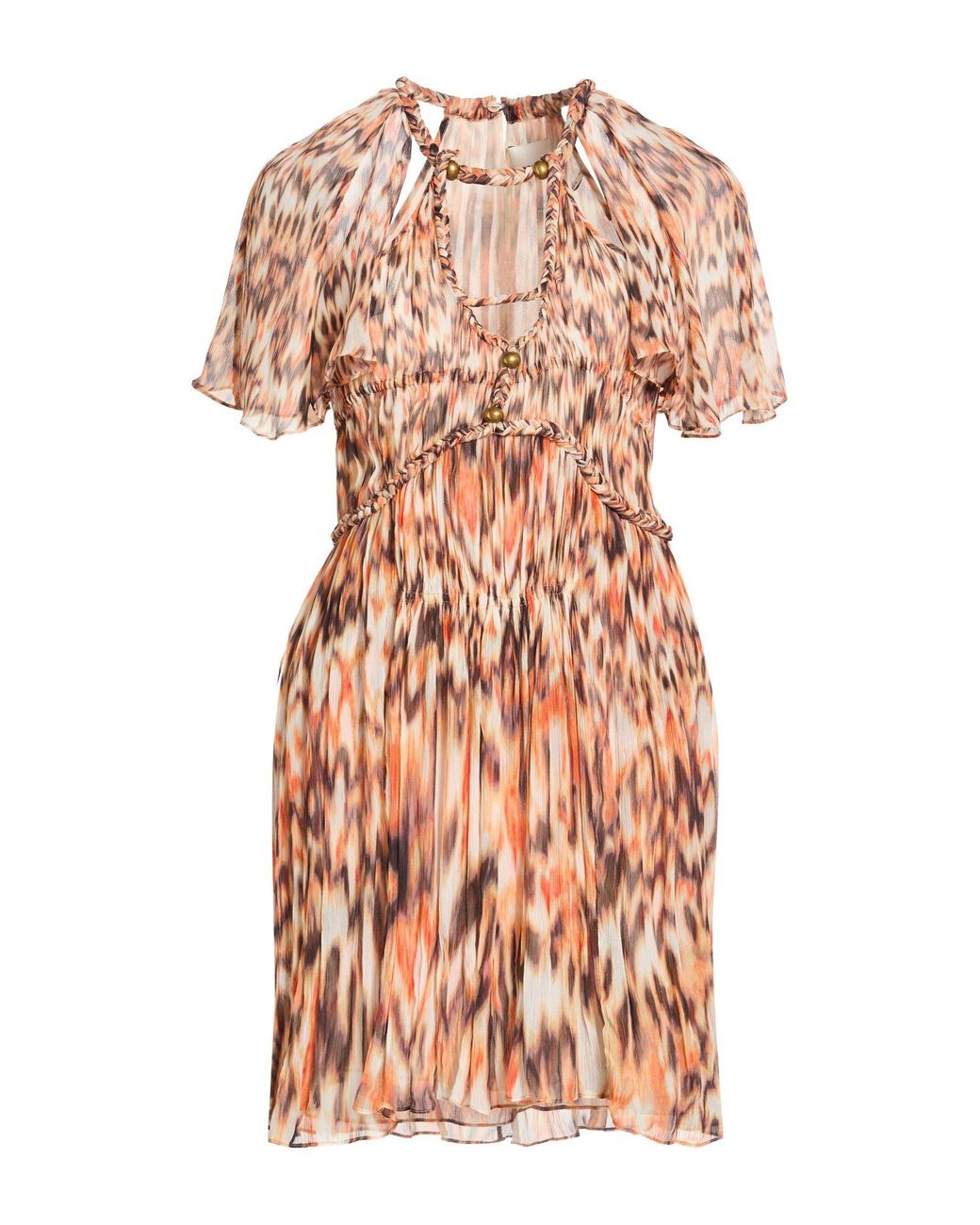 Isabel Marant Pink Mini Dress Silk