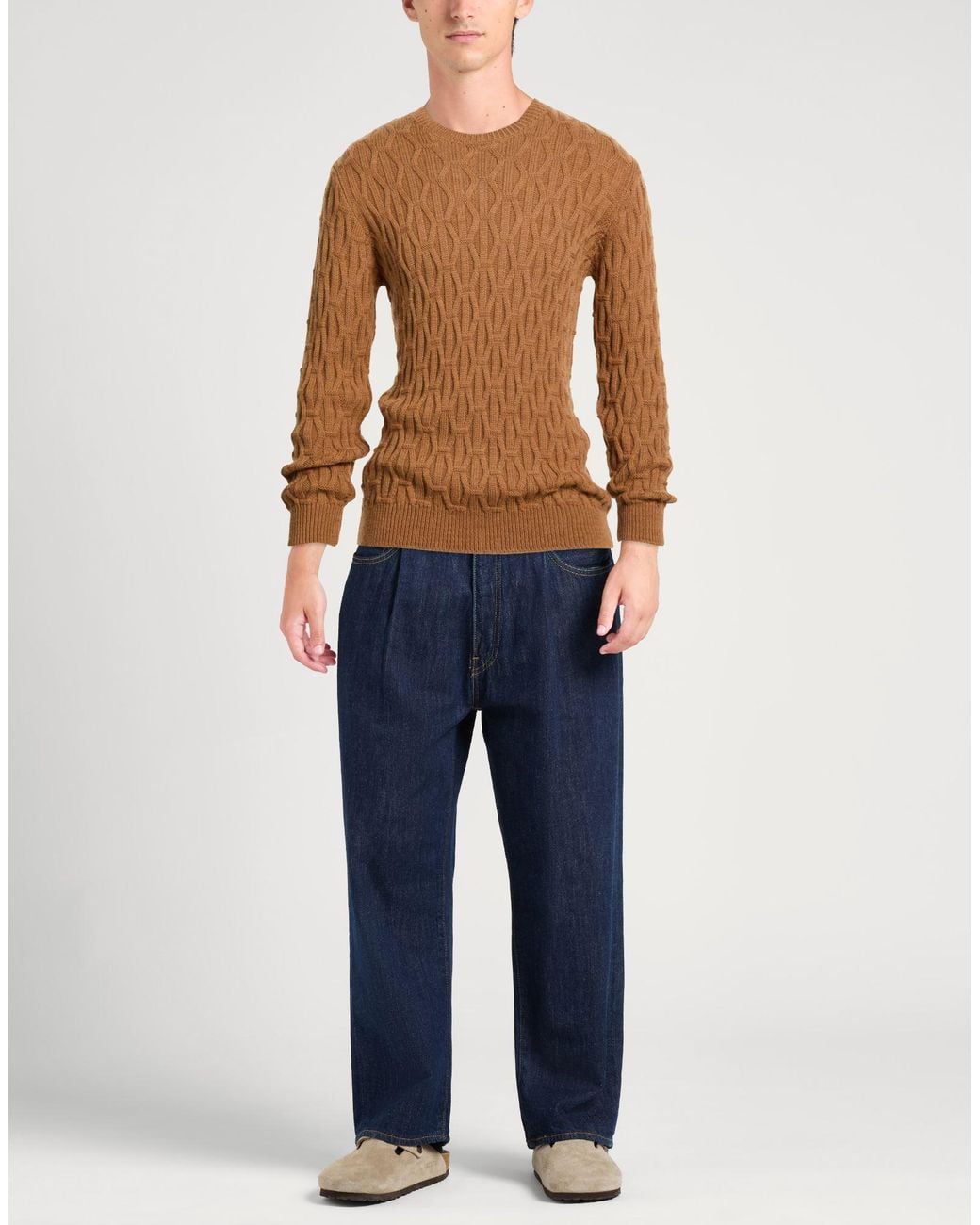 Officina 36 Brown Sweaters for men