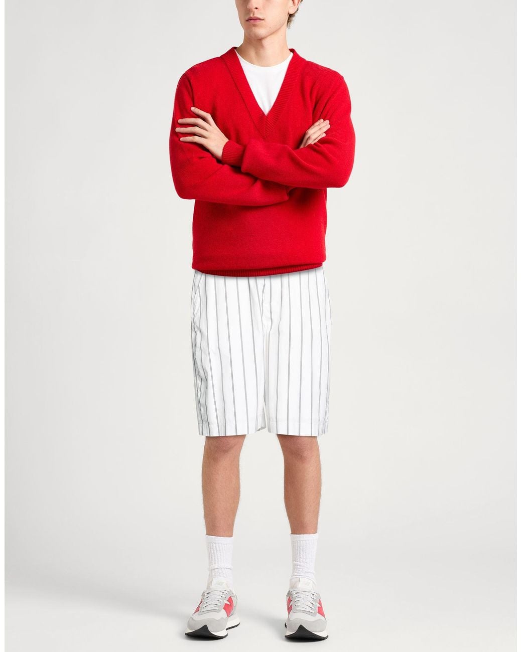 Officine Generale White Shorts & Bermuda Shorts for men
