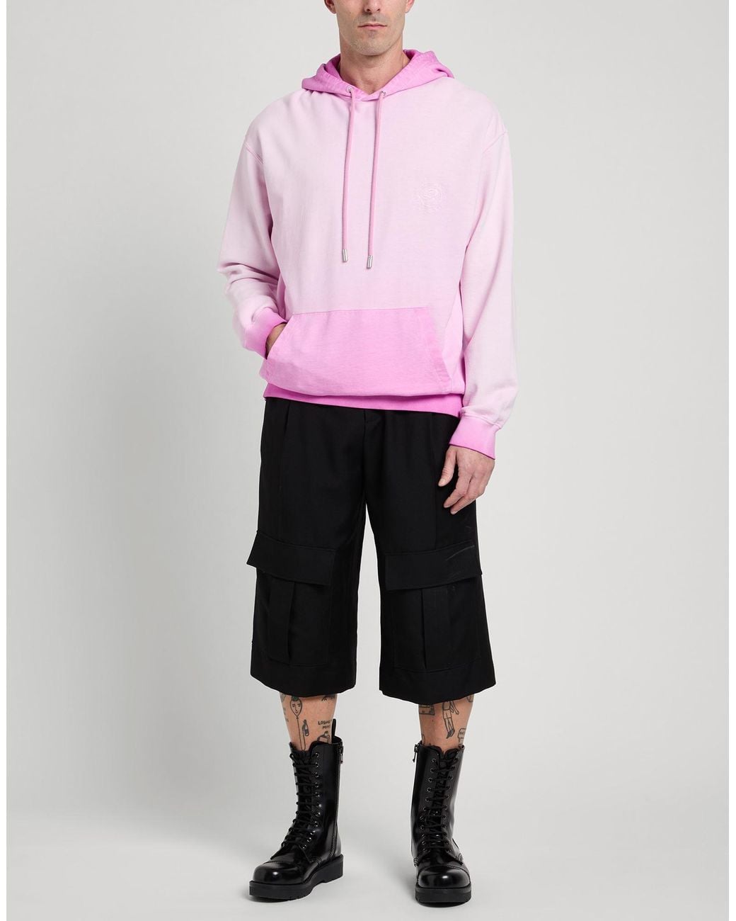 Opening Ceremony Pink Sweatshirt Cotton, Elastane for men