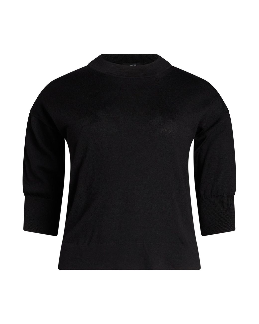 Alpha Studio Black Sweater Merino Wool