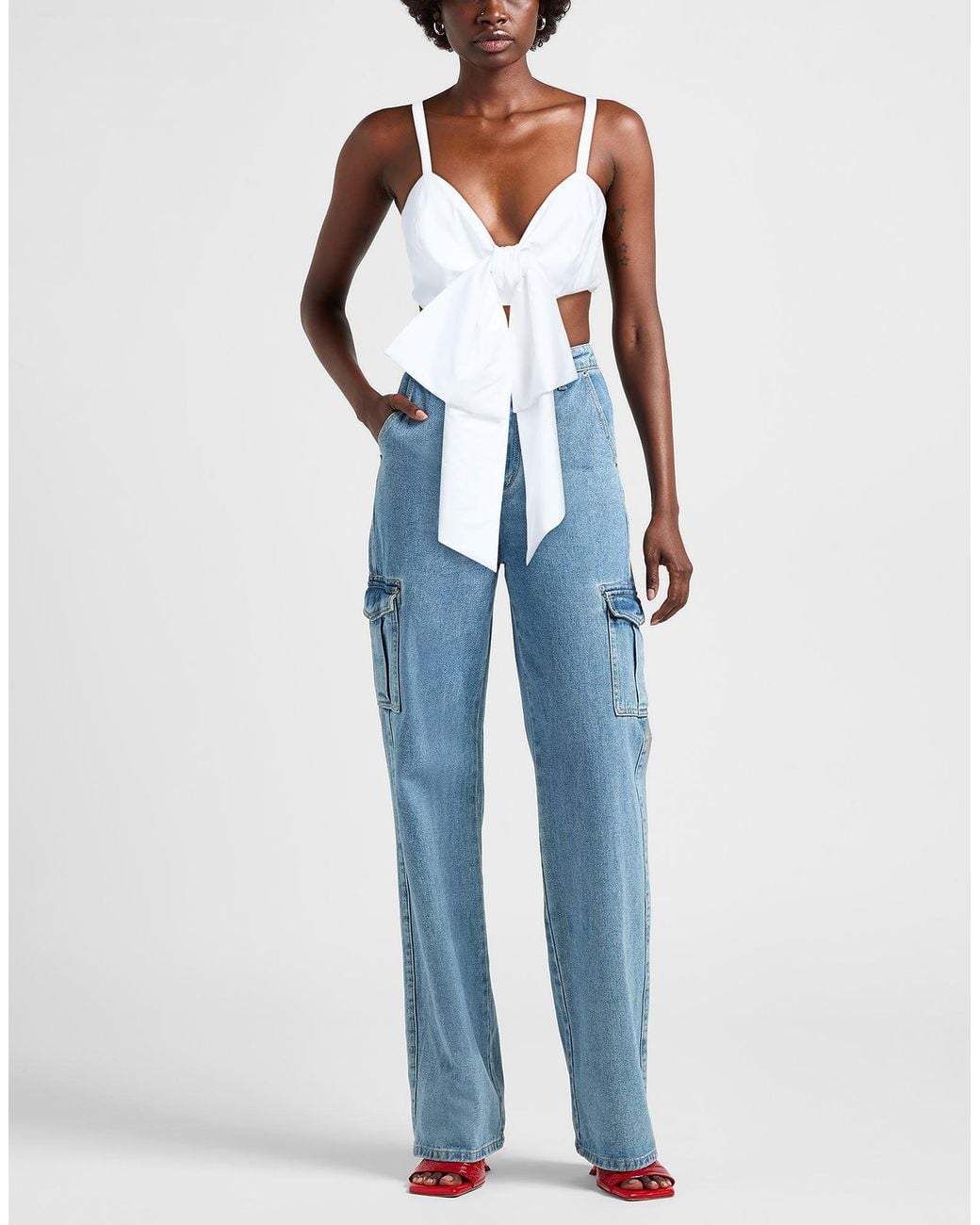 Sara Roka White Top Cotton