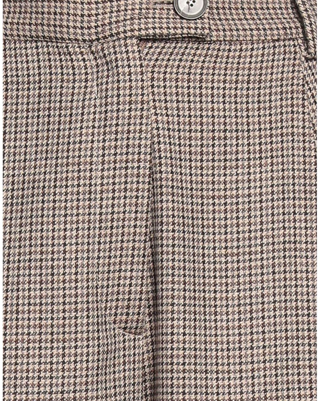 Pomandère Gray Pants Wool, Viscose, Polyethylene, Elastane