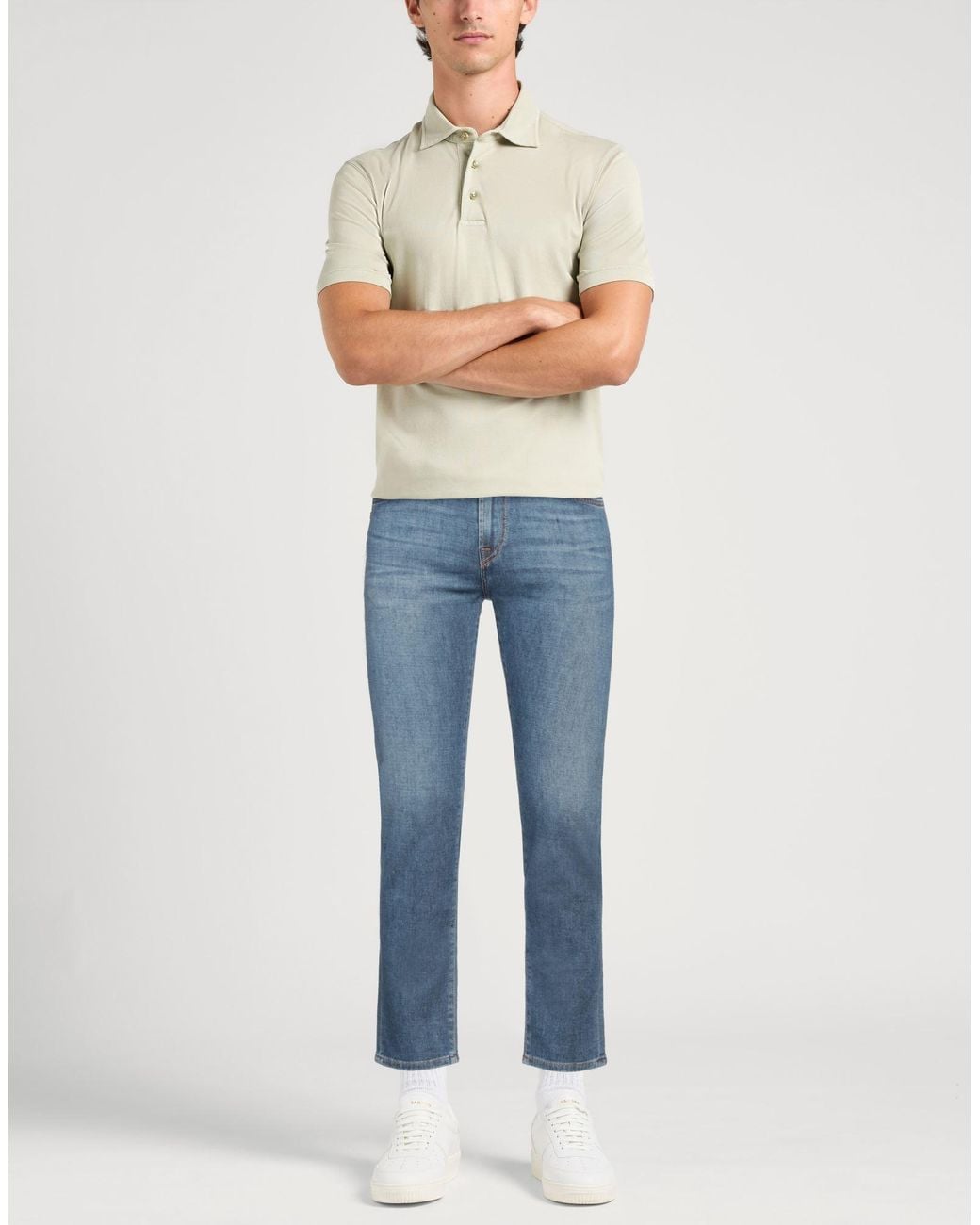 Roy Rogers Blue Jeans Cotton, Elastomultiester, Natural Rubber for men