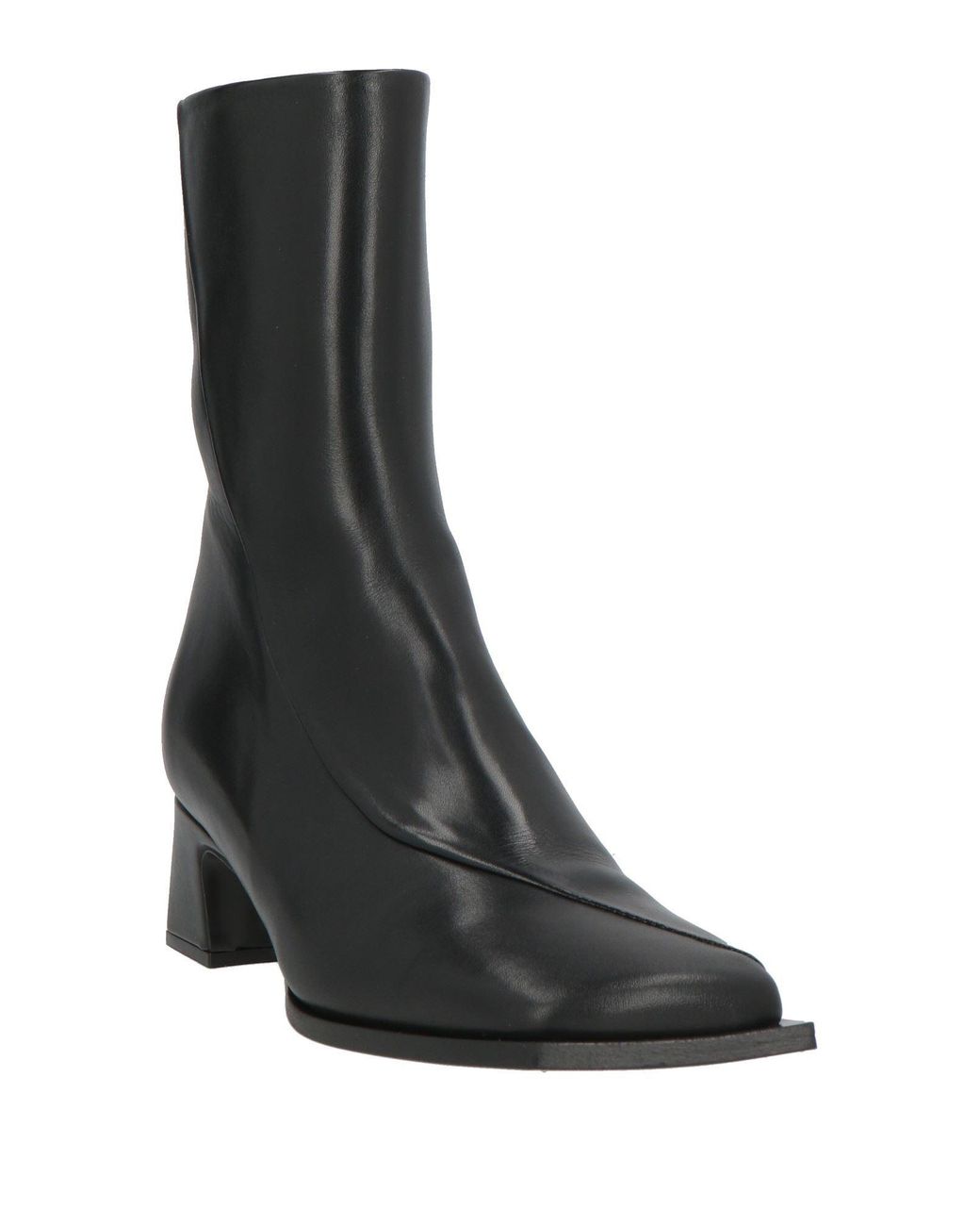 Alohas Black Ankle Boots Leather