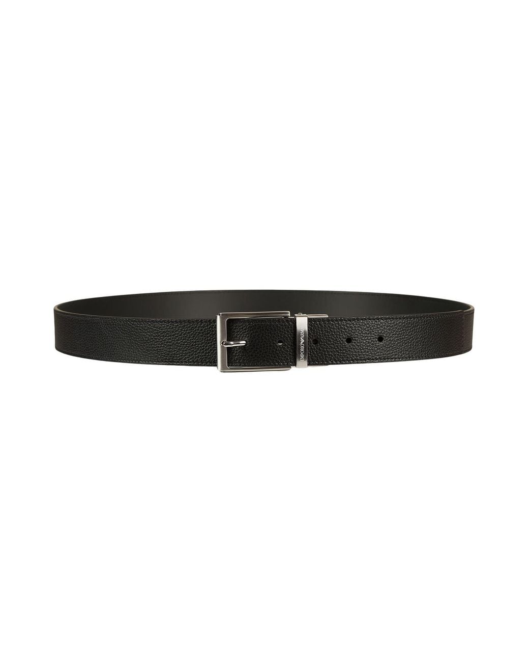 Emporio Armani Black Belt Leather for men