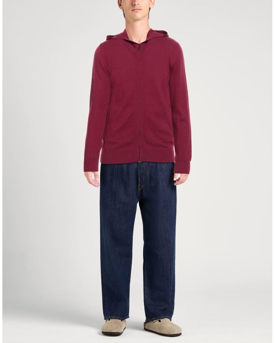 Alpha Studio Red Cardigan for men