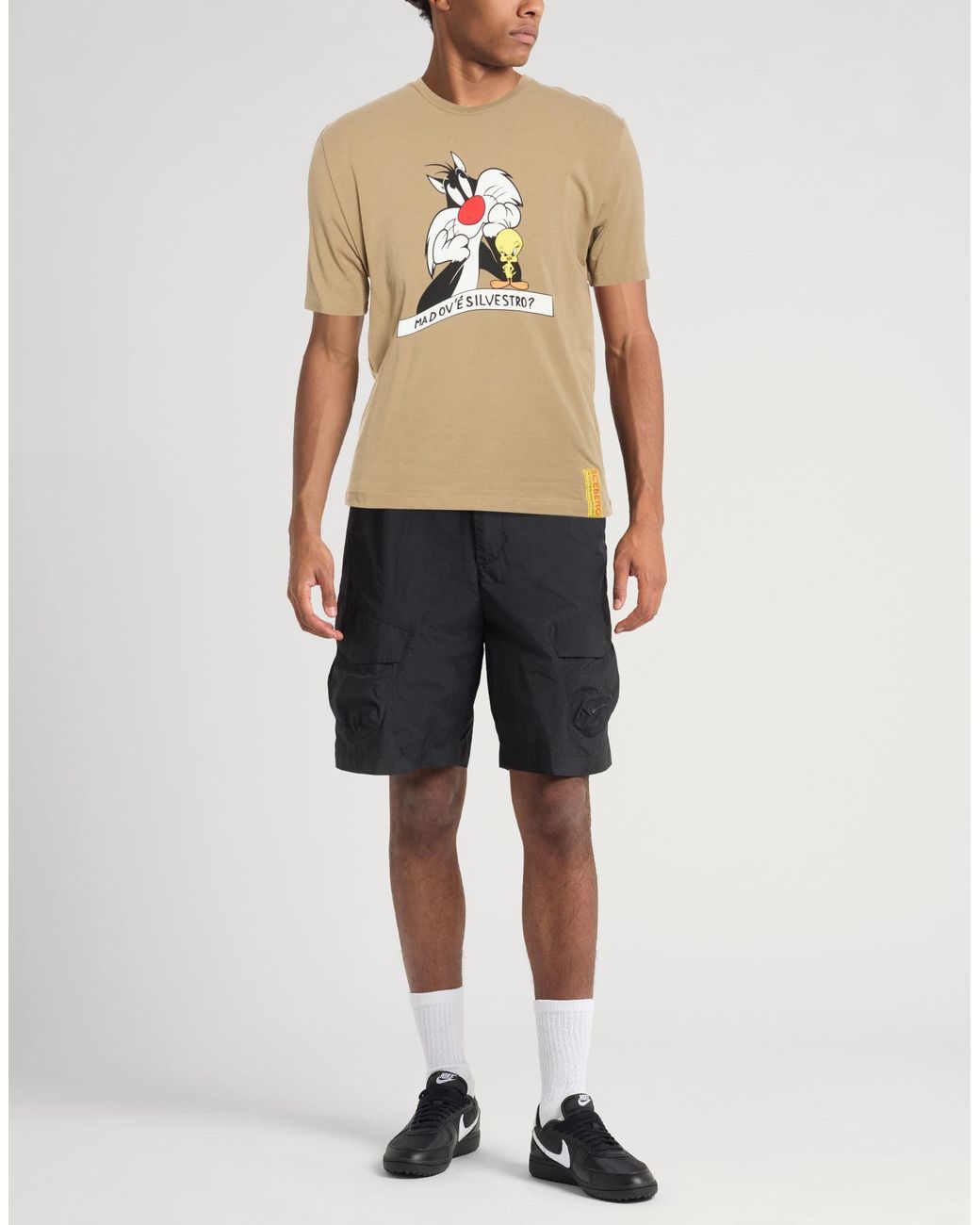 Camiseta Iceberg de hombre de color Natural