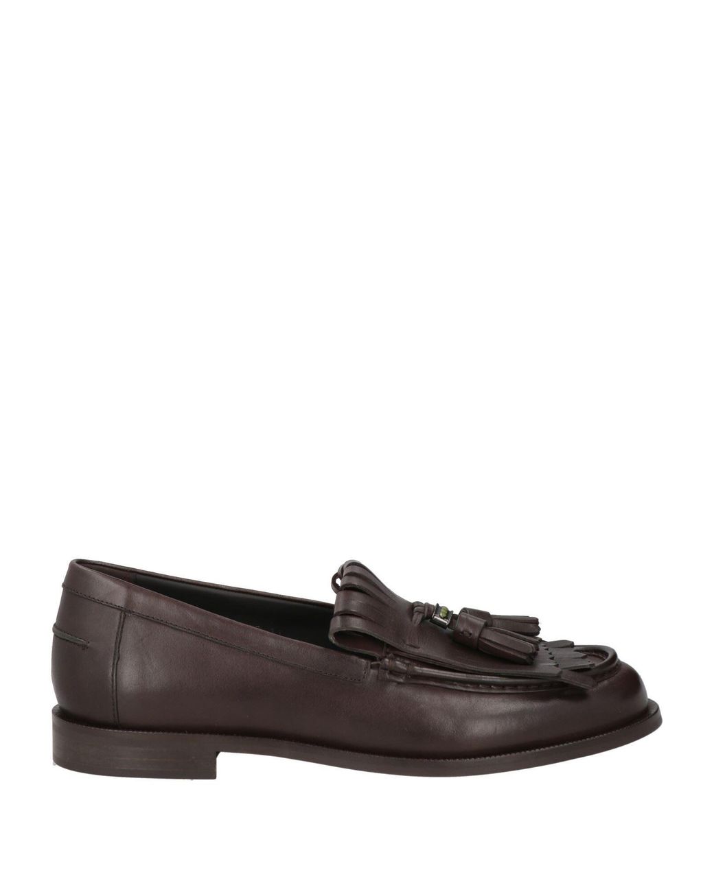 Emporio Armani Gray Dark Loafers Leather for men