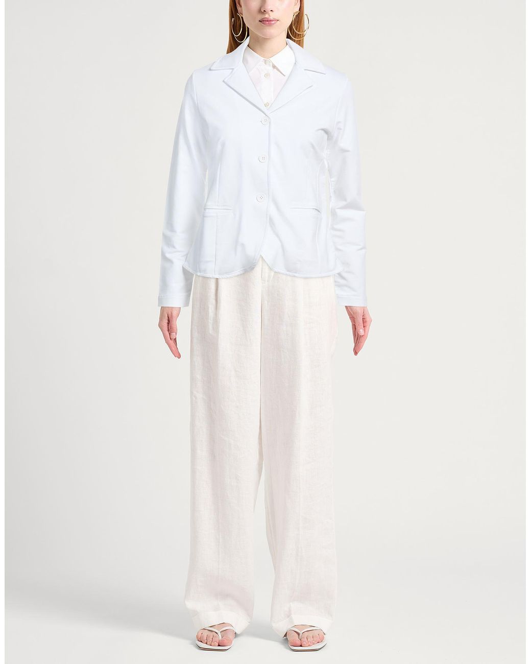 Alpha Studio White Blazer