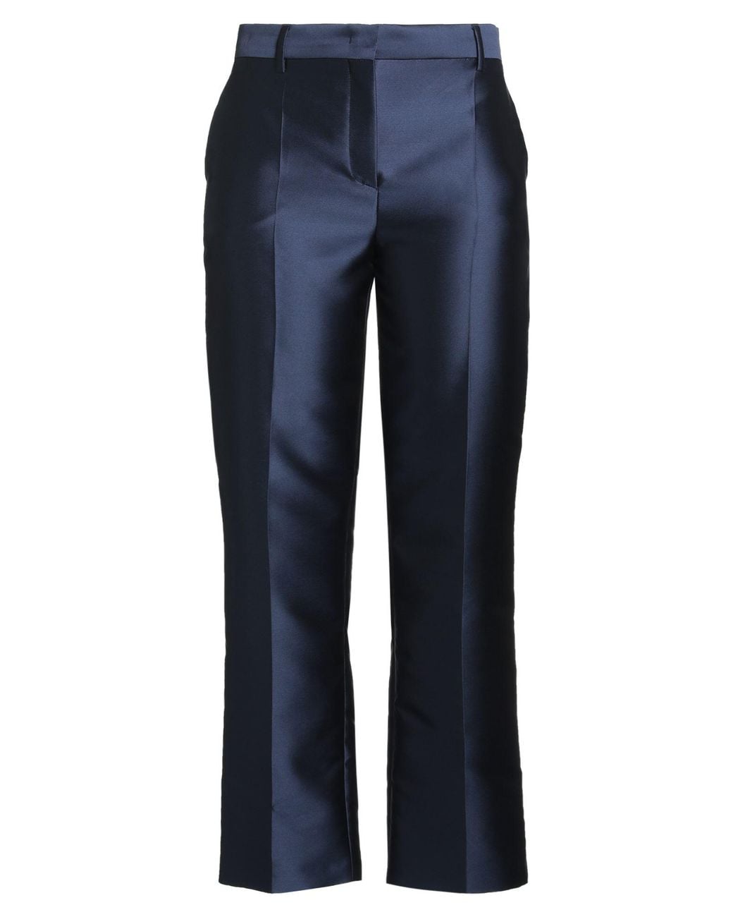 Alberta Ferretti Blue Pants Viscose, Linen, Elastane