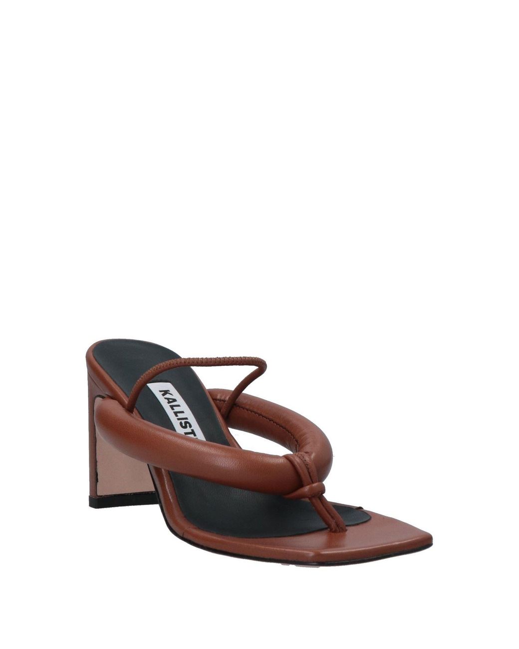 Kalliste Brown Thong Sandal