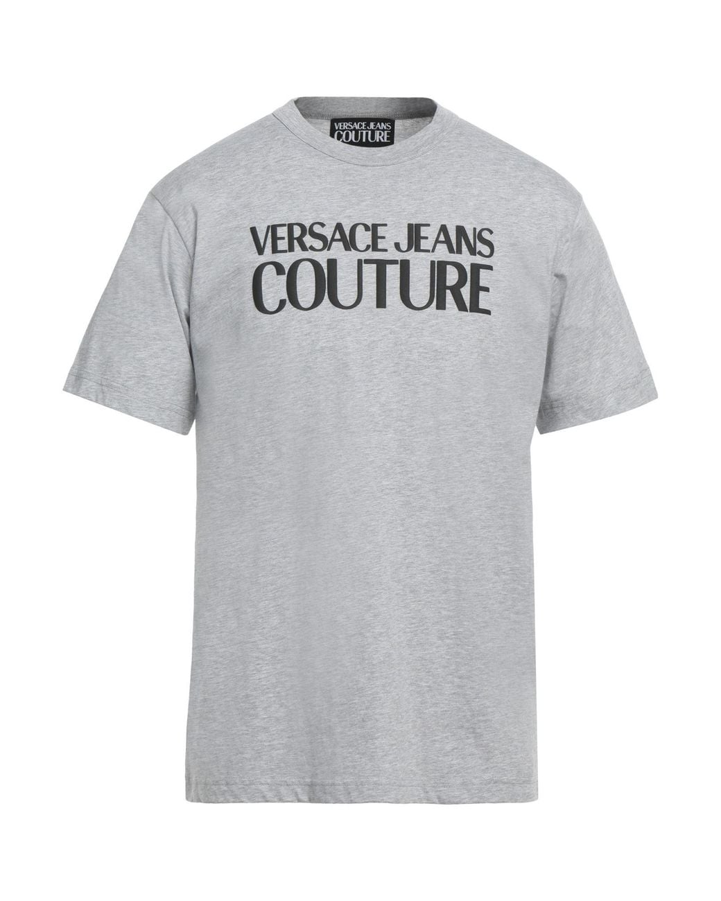 Versace Jeans Couture Gray T-Shirt Cotton for men