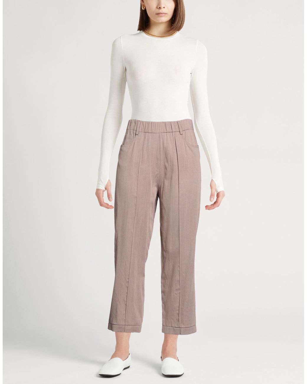 Alysi Natural Pants Viscose, Virgin Wool