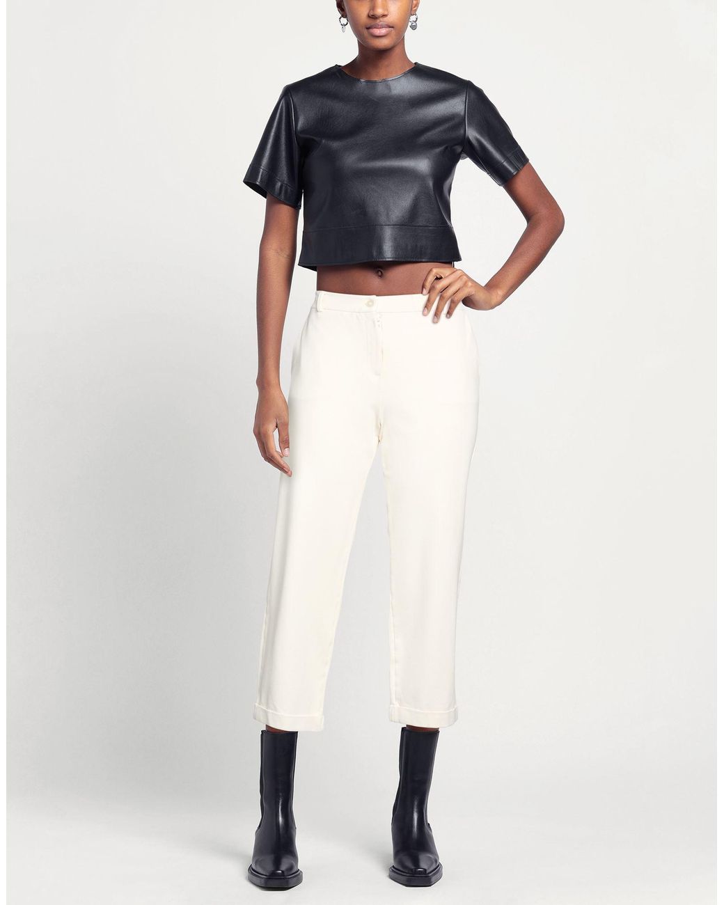 EU·FO·NÌ·A White Trouser
