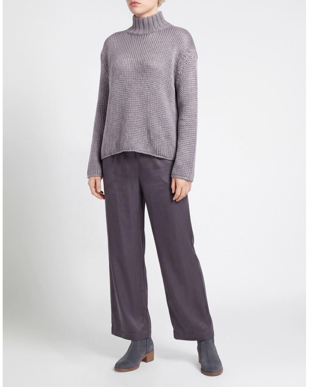Forte_forte Gray Turtleneck