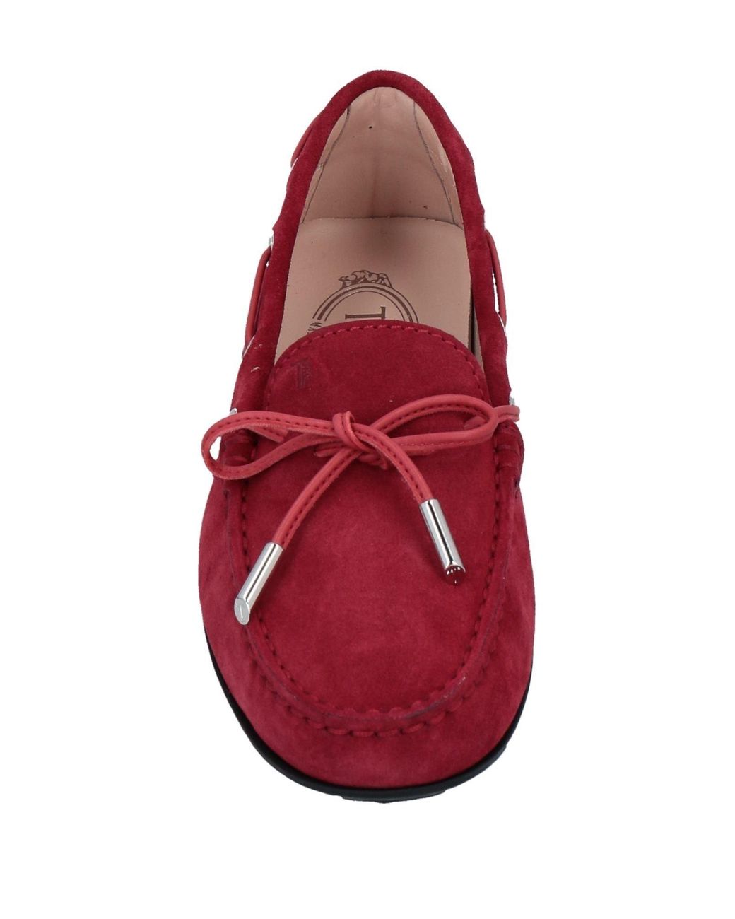 Tod's Red Loafers