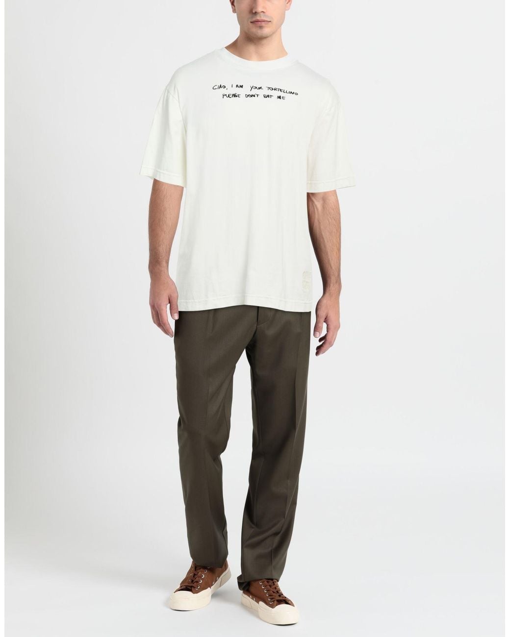 FEDERICO CINA White T-Shirts for men