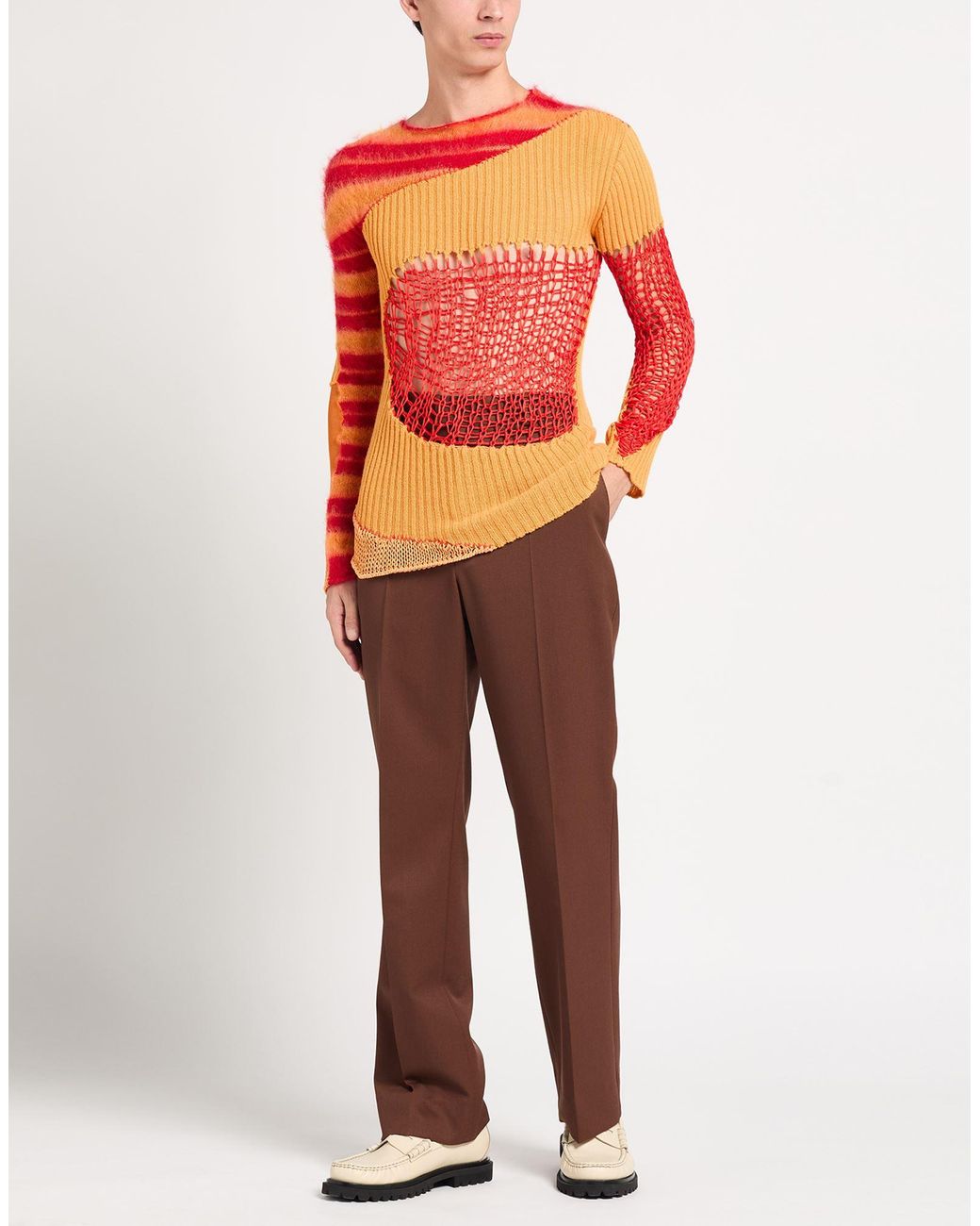 Marni Pink Sweater Mohair Wool, Polyamide, Wool, Virgin Wool, Cashmere for men