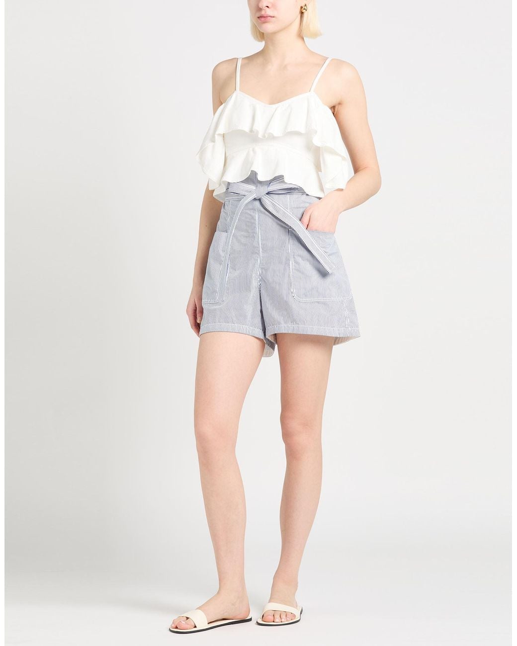 Philosophy Di Lorenzo Serafini Blue Shorts & Bermuda Shorts Cotton
