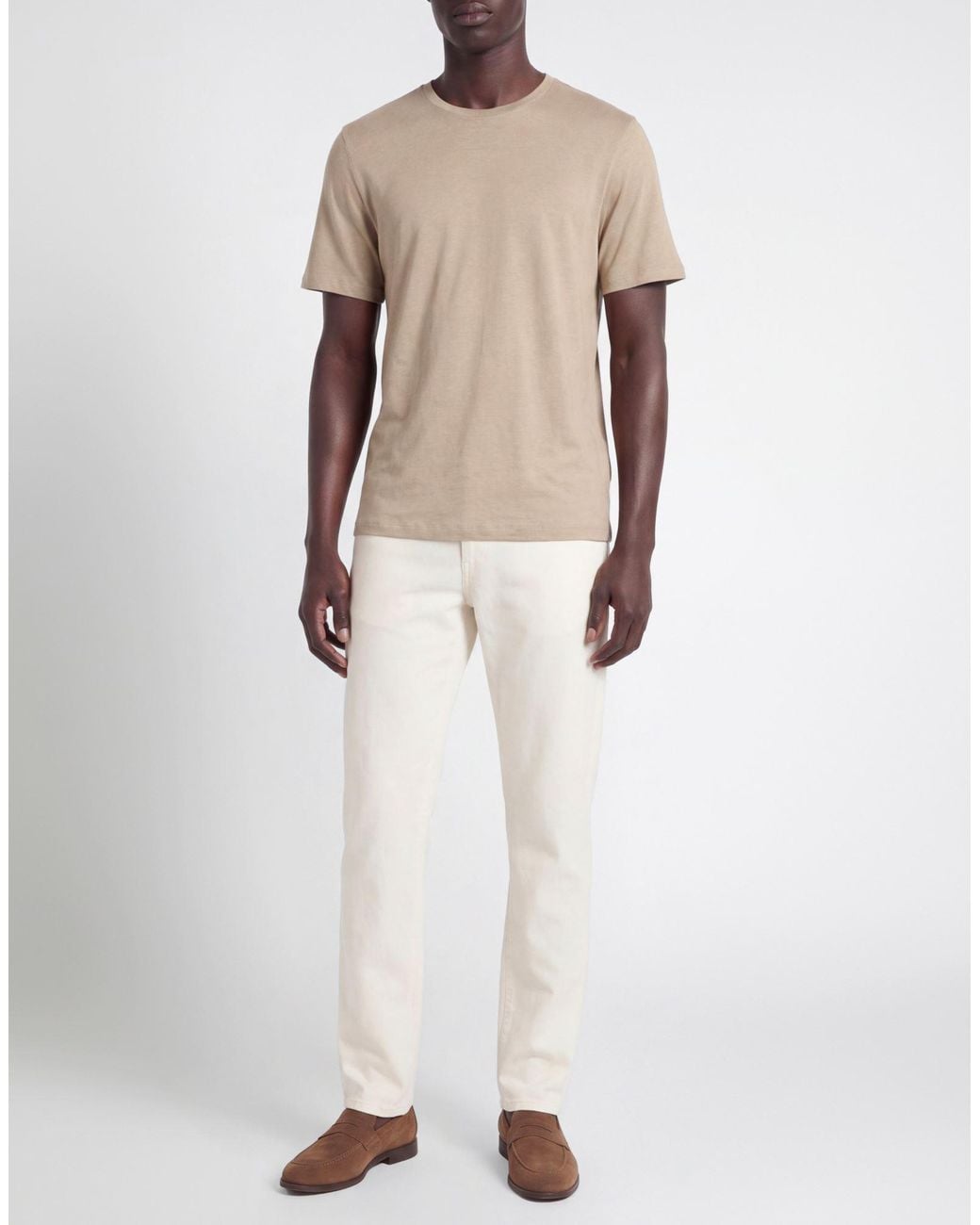 Majestic Filatures White T-Shirt for men