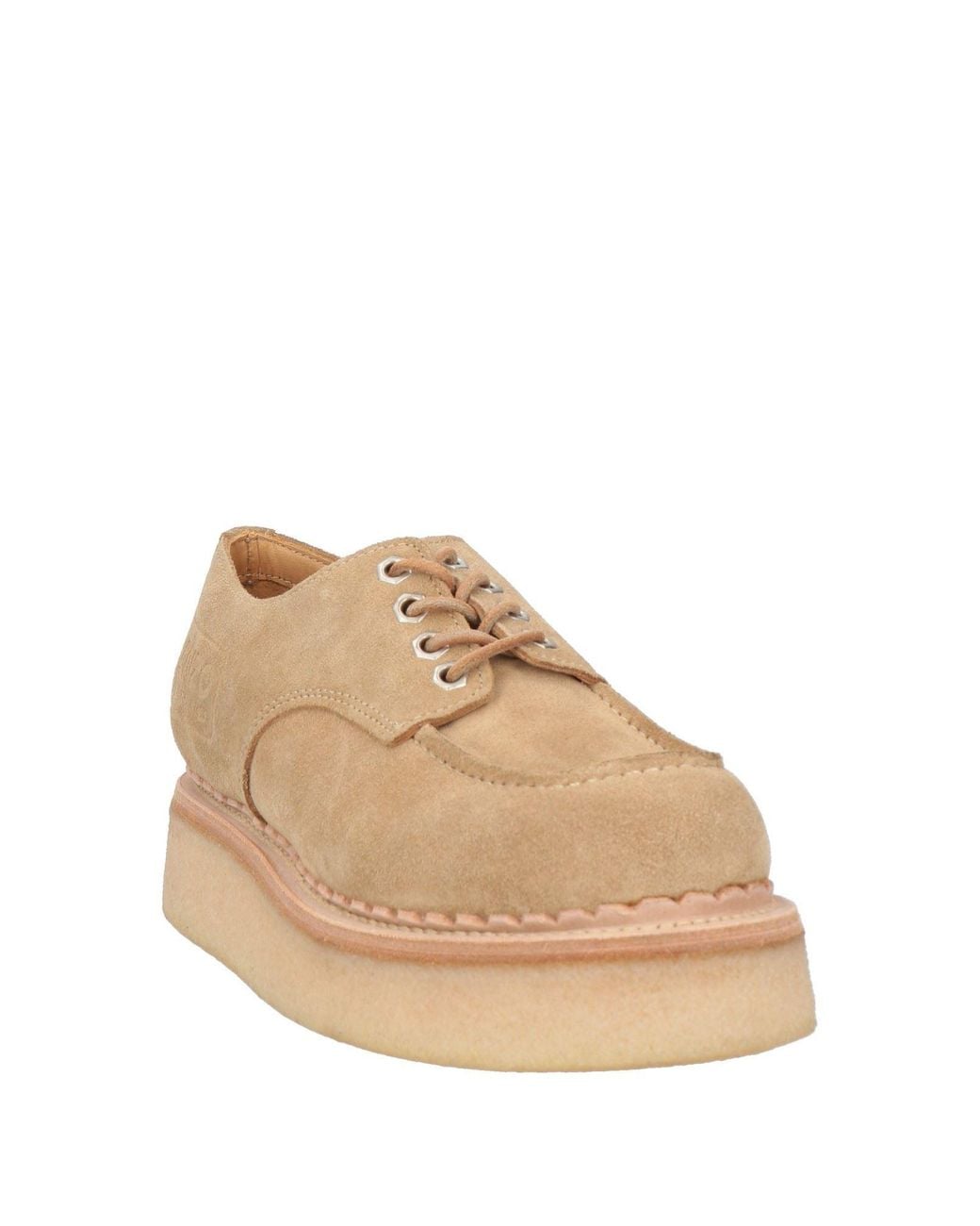 KENZO Natural Lace-Up Shoes