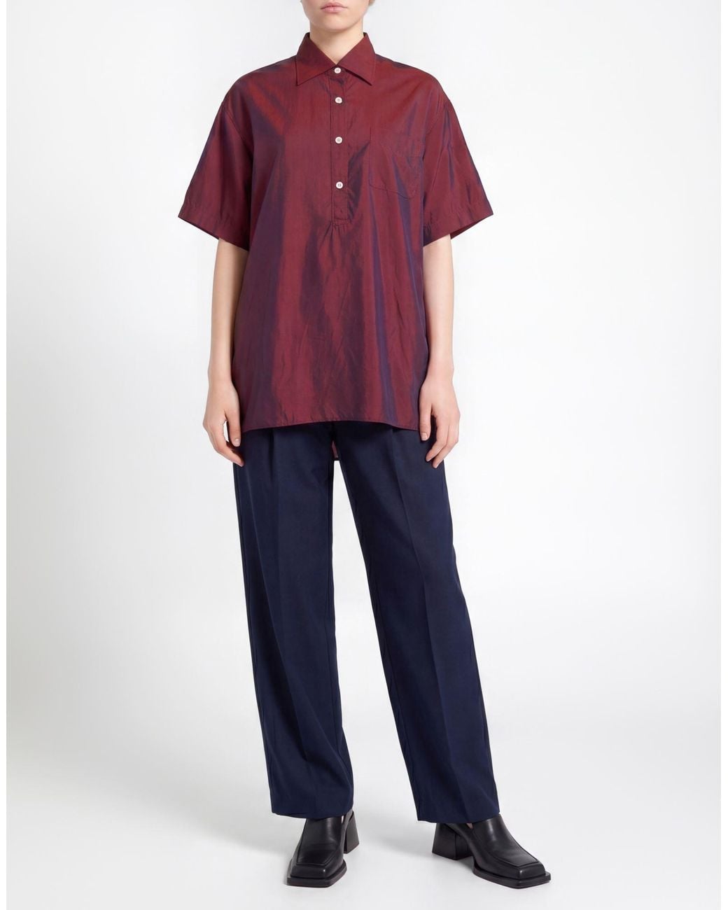 Top Massimo Alba de color Red