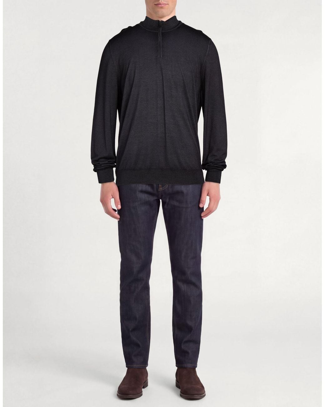 Canali Pullover in Blue für Herren