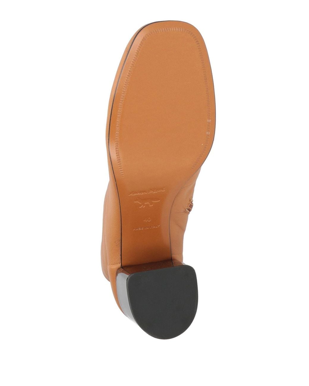 Maison Kitsuné Brown Ankle Boots