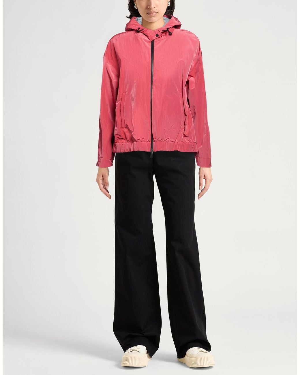 Herno Pink Laminar Coral Jacket Polyamide