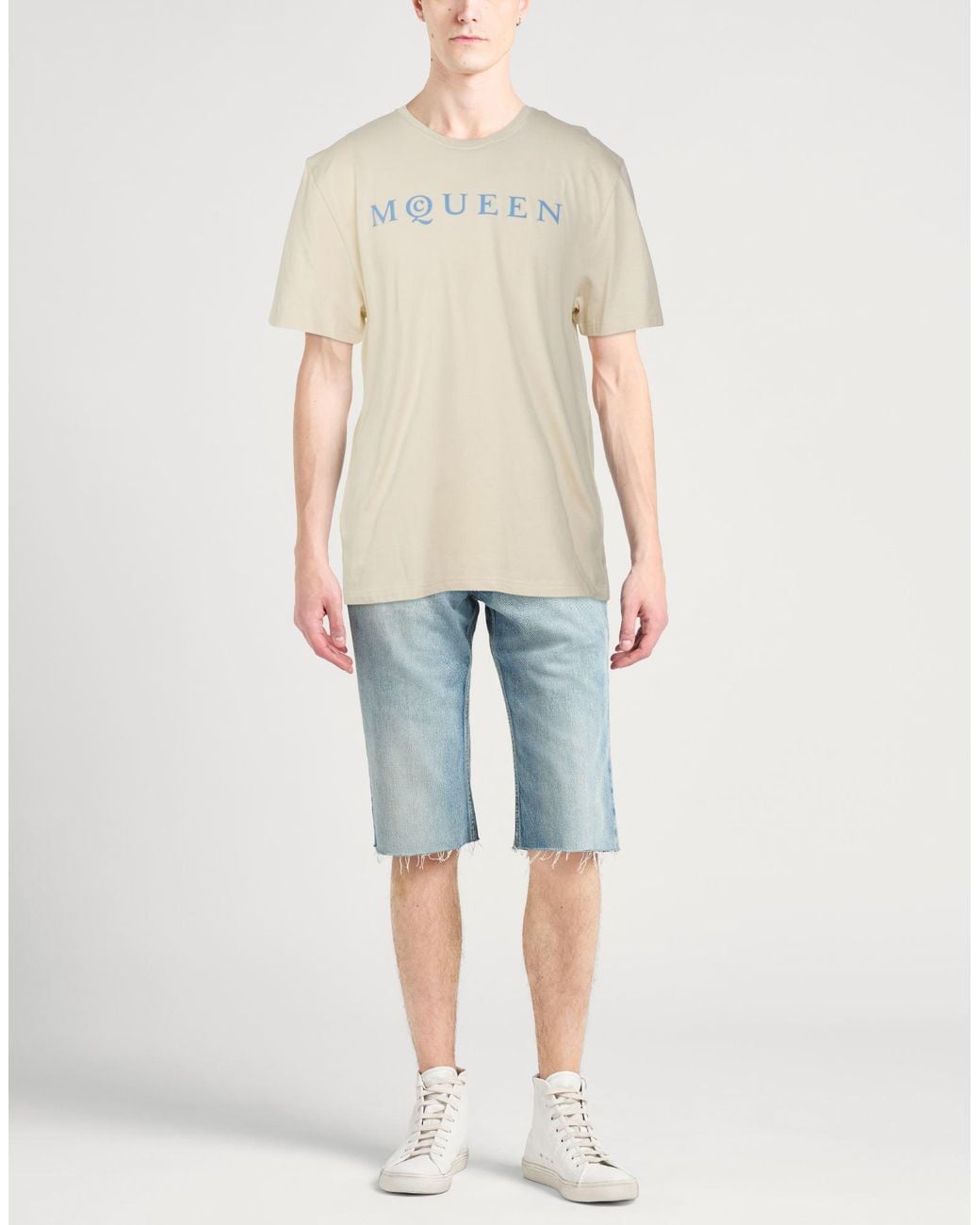 McQueen White T-Shirt for men