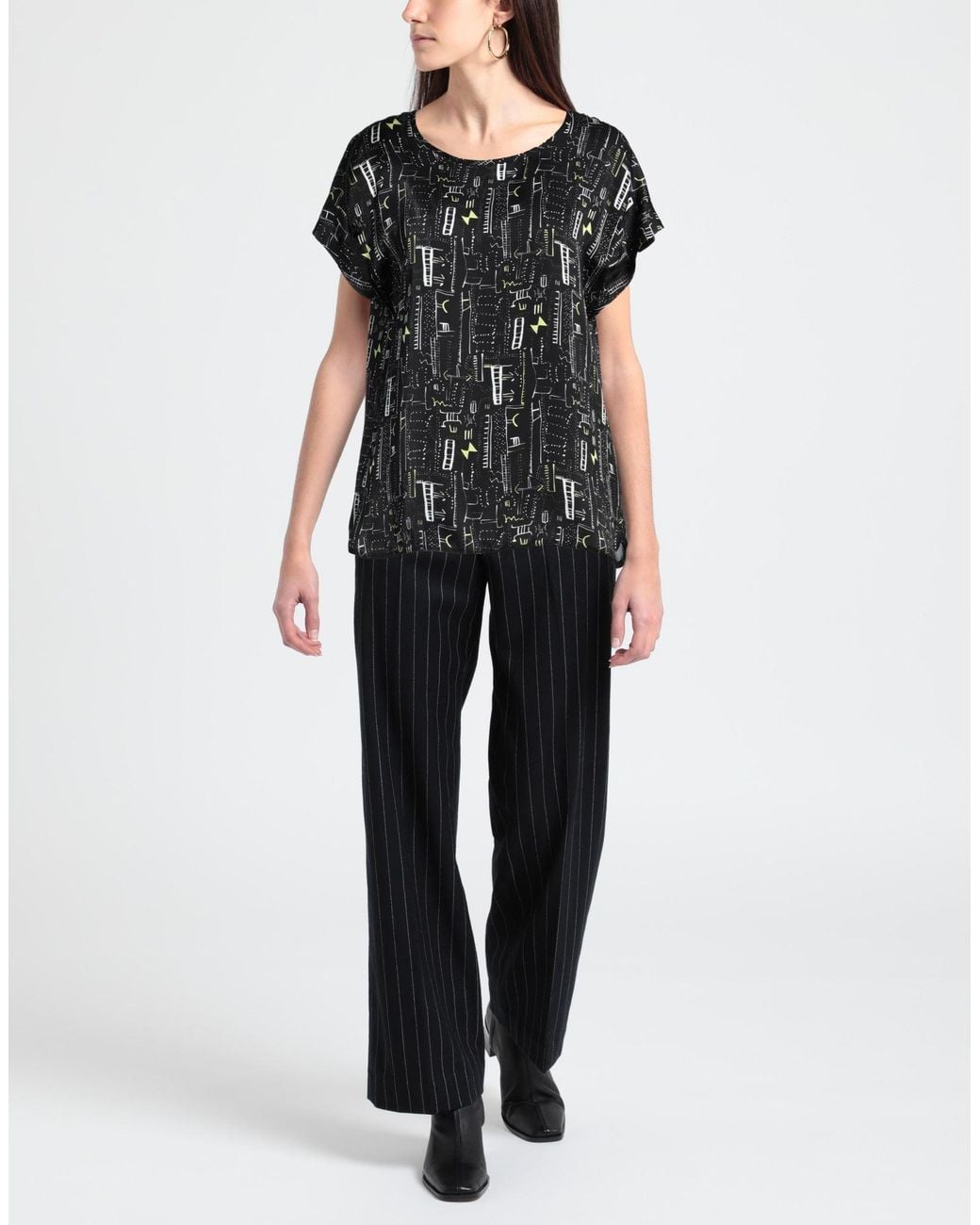 Sandro Ferrone Black Top Polyester