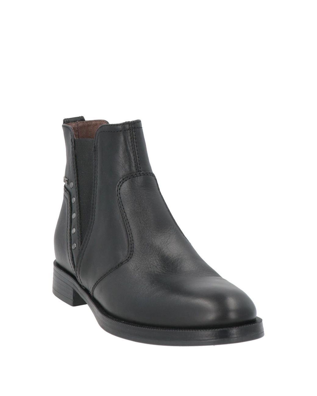 Nero Giardini Black Ankle Boots Leather