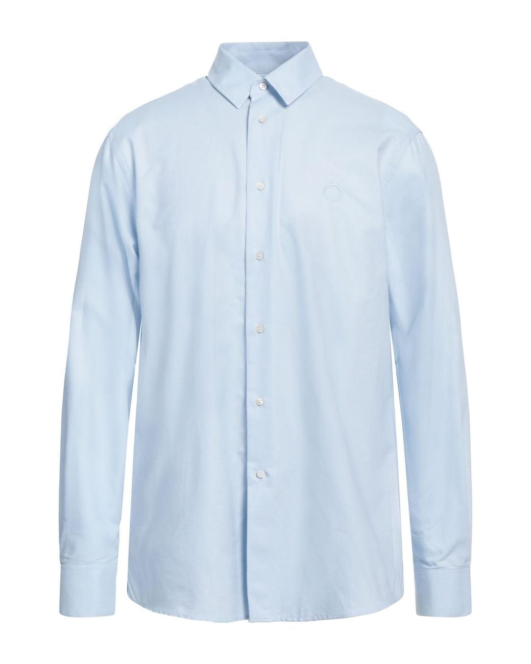 Trussardi Blue Shirt Cotton for men