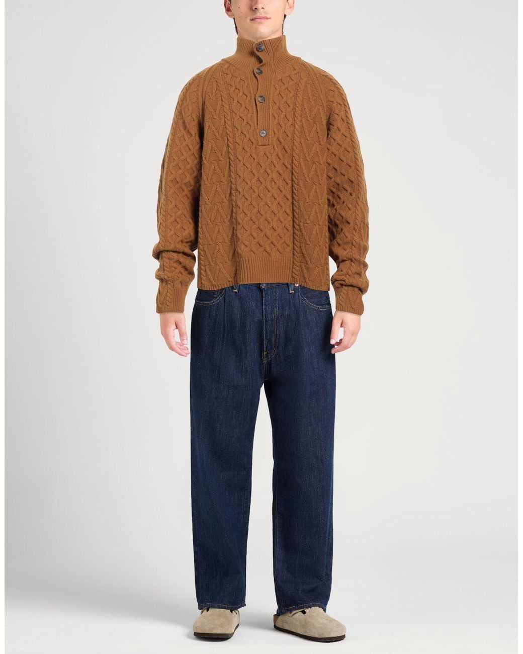 WOOD WOOD Brown Turtleneck for men