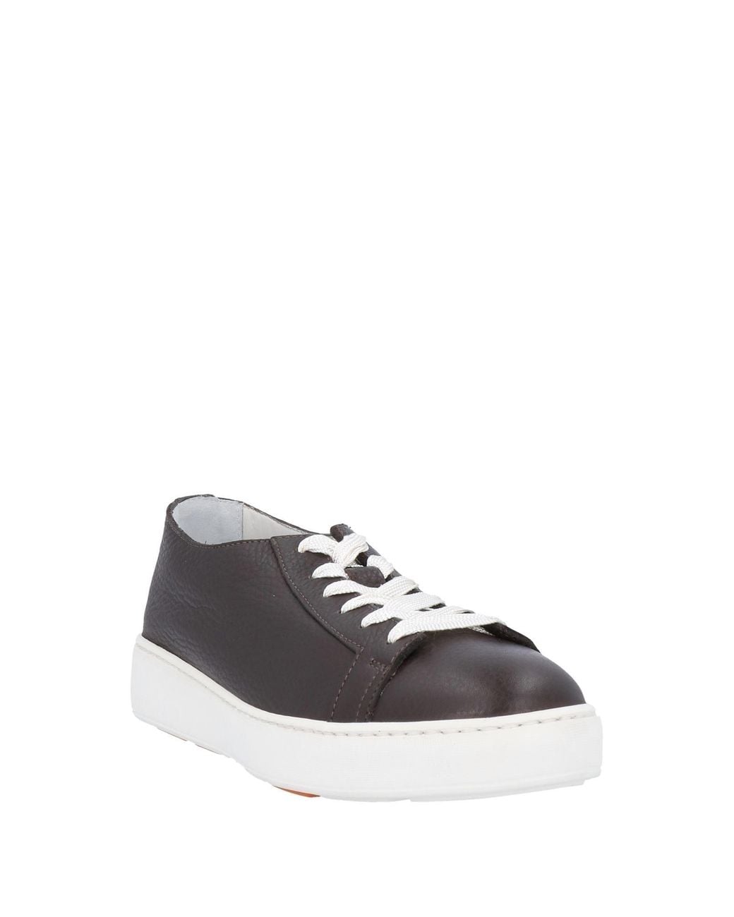 Santoni Gray Sneakers Leather