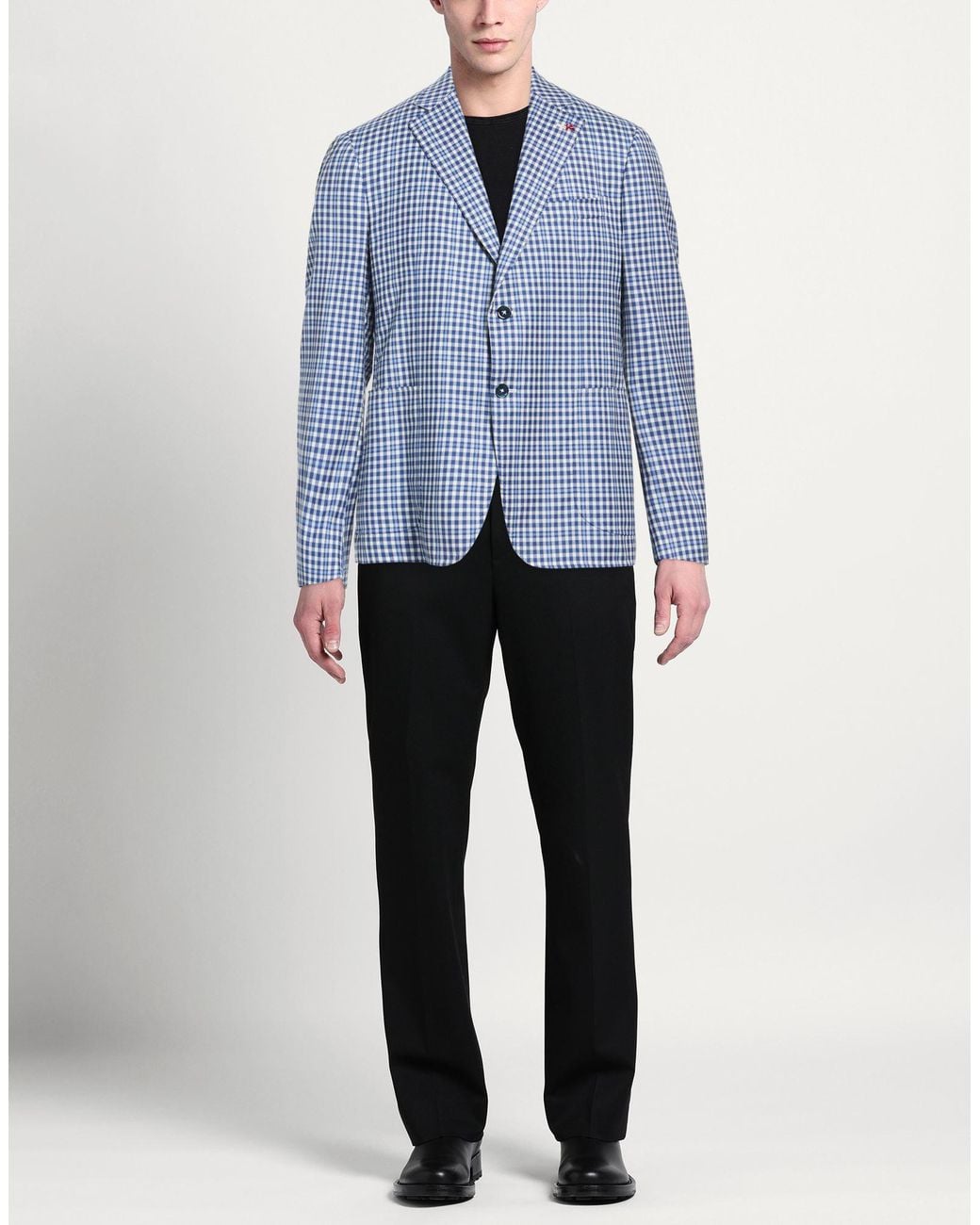 Isaia Blue Blazers for men