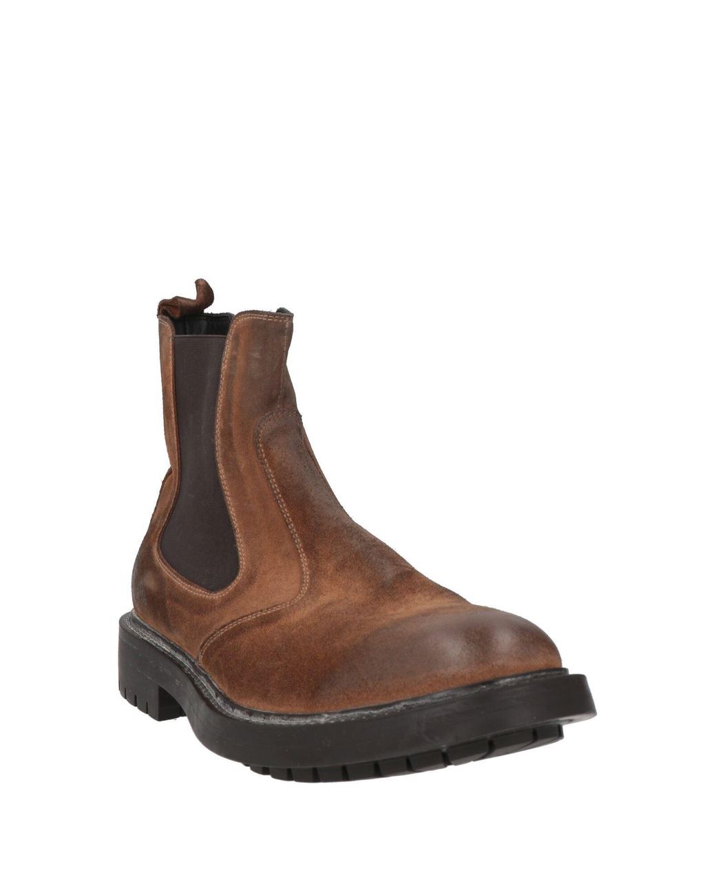 Moma Brown Ankle Boots Leather for men