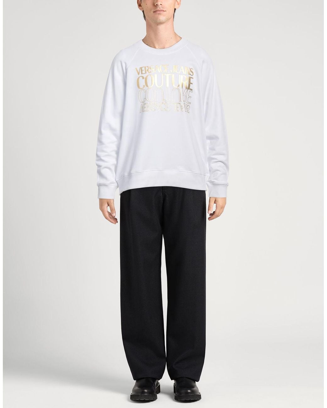 Versace Jeans Couture White Sweatshirt for men