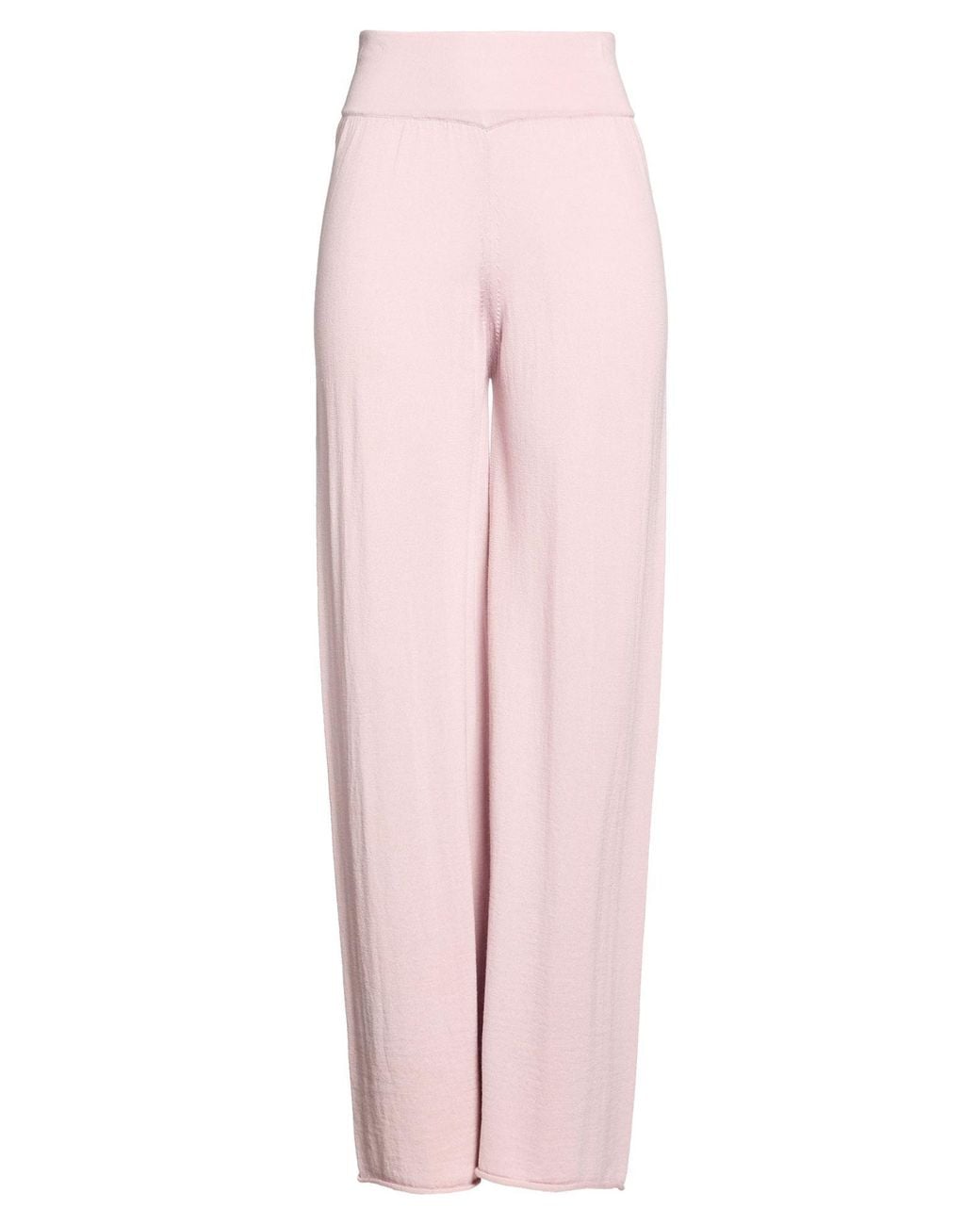 Anna Molinari Pink Pants Merino Wool