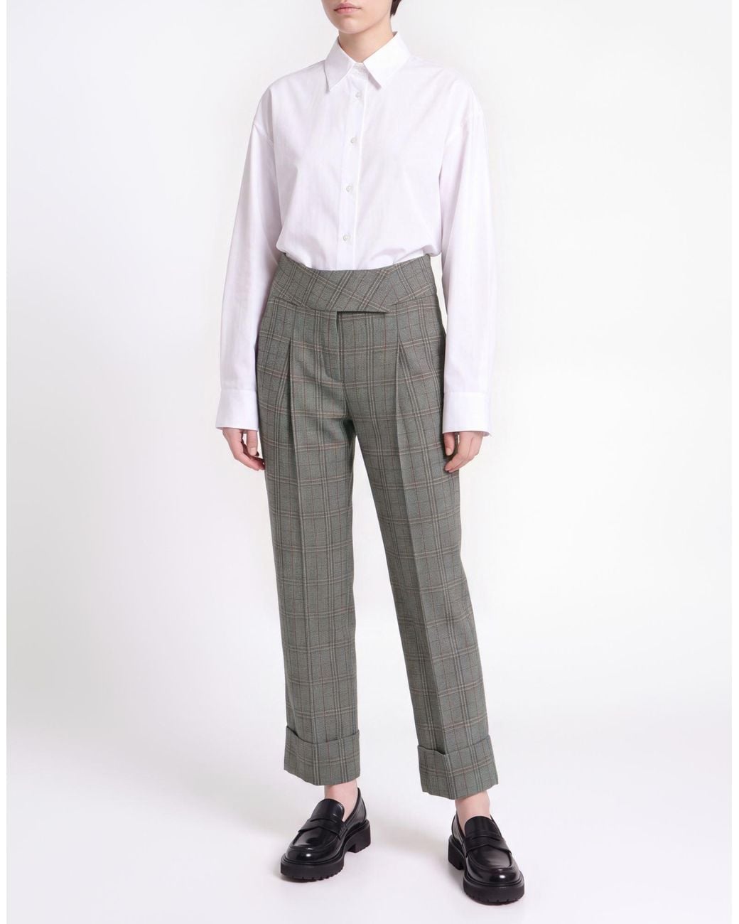 Eleventy Gray Pants Wool