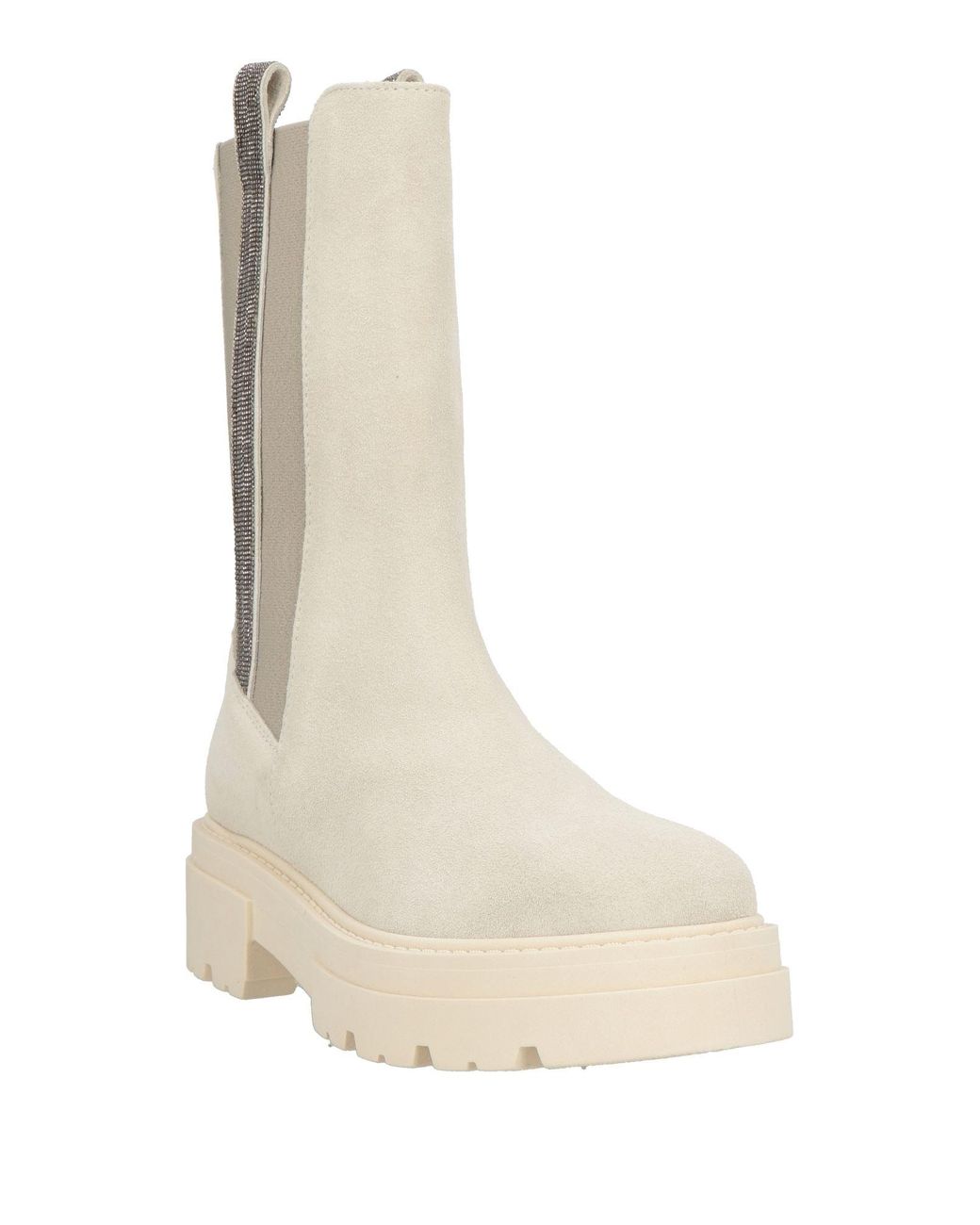 Fabiana Filippi Natural Ankle Boots Leather