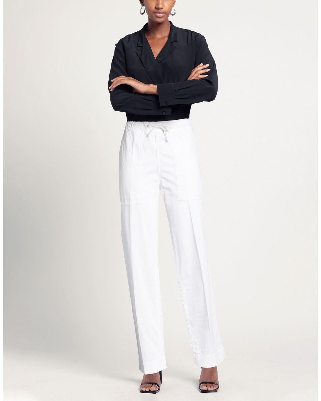 40weft White Pants